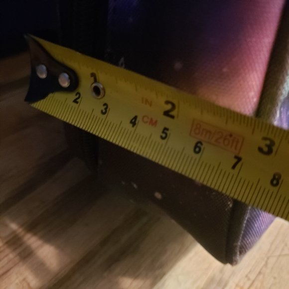 Mini Backpack PARKLAND space sky design black purple green cooler material linin - Picture 11 of 11